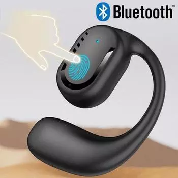 Беспроводные наушники Bluetooth5.3, наушники в виде ушного крючка, водонепроницаемая спортивная гарнитура, наушники Bluetooth без ушей для телефона