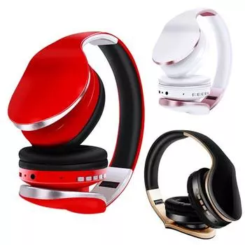 Беспроводные наушники Bluetooth 5.0 Heavy Bass HiFi Stereo Sport Headset с микрофоном чёрный