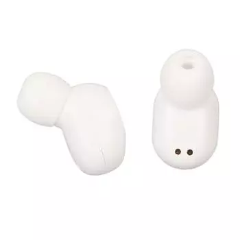 Беспроводные наушники Bluetooth 5.1 Mini Mirror Digital Display IPX7 Водонепроницаемые наушники со шнурком белый