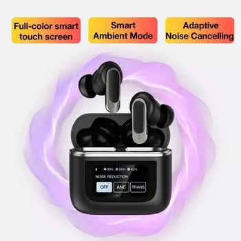 Беспроводные наушники Bluetooth 5.3 TWS наушники OWS спортивные наушники с клипсой и длительным сроком службы батареи для бега Heatset с микрофоном