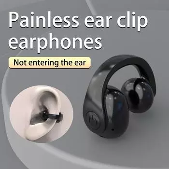 Беспроводные наушники Bluetooth 5.4, наушники-клипсы HiFi, стереонаушники для спорта, шумоподавляющая гарнитура