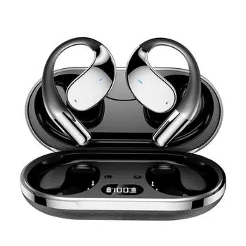 Беспроводные наушники Bluetooth 5.4 Наушники OWS Open Ear Earbuds HIFI Heavy Bass Сверхдолгоиграющие спортивные гарнитуры для Android iOS Тренировка в спортзале