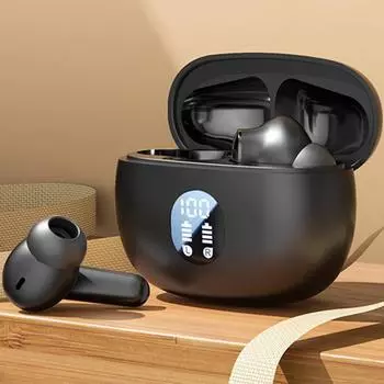 Беспроводные наушники Bluetooth 5.4 с задержкой и бесплатным шумоподавлением ANC, наушники HIFI с качеством звука, водонепроницаемые спортивные музыкальные наушники