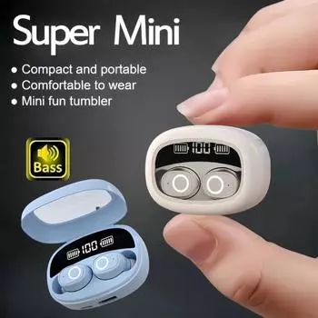 Беспроводные наушники Bluetooth 5.4 с зарядным устройством для телефона, шумоподавляющие микрофонные наушники, беспроводные наушники для Xiaomi Huawei