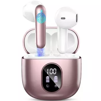 Беспроводные наушники Bluetooth До 50 часов воспроизведения Новинка 2024 года выпуска ENC шумоподавление звонки с микрофоном Bluetooth наушники качество звука