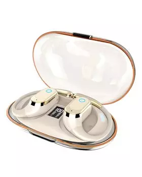 Беспроводные наушники Bluetooth [Инновация 2025 года в индустрии открытых наушников]: Бессмысленная Посадка и Эволюция в Качестве Звука] Bluetooth 5.4 OWS Открытого Типа, Стиль Заушной Дужки,