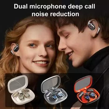 Беспроводные наушники Bluetooth наушники 62(48+7+7) Часы Наушники IPX7 Водонепроницаемые Спортивные Наушники Беспроводной Зарядный Чехол Накладные Наушники Наушники One Size чёрный