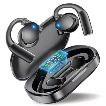 Беспроводные наушники bluetooth наушники левый и правый раздельный тип со светодиодным дисплеем