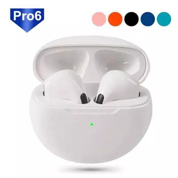 Беспроводные наушники, Bluetooth-наушники с микрофоном и чехлом для зарядки, спортивная водонепроницаемая гарнитура-вкладыш для IOS Android