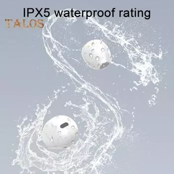 Беспроводные наушники Bluetooth с зарядным чехлом. Стабильное соединение. Шумоподавляющие внутриканальные наушники с низкой задержкой. красный