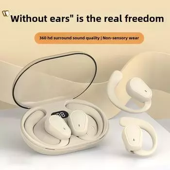 Беспроводные наушники Bluetooth с заушным креплением OWS Sports Bluetooth Earphones имеют долгий срок службы чёрный