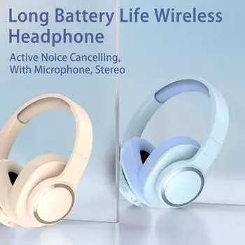 Беспроводные наушники Bluetooth-совместимые стерео HiFi 5.1 гарнитура беспроводные универсальные звуковые мобильные наушники для дома серый