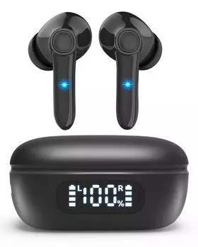 Беспроводные наушники Bluetooth в Bluetooth Bluetooth мгновенный шум Bluetooth шум полностью Siri Bluetooth одиночные наушники, [Новинка 2025,