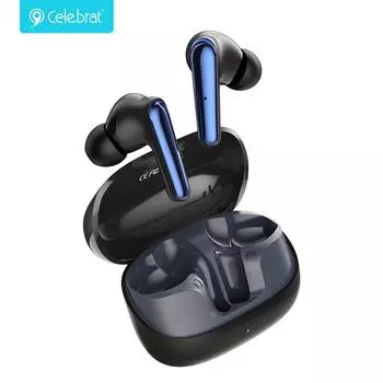 Беспроводные наушники Celebrat TWS с Bluetooth 5.3 Hifi чёрный