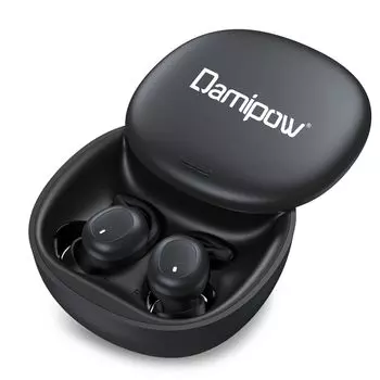 Беспроводные наушники Damipow Sleeping Bluetooth для сна, сверхвысокий звук, высокий канал, разделенный на левый и правый, подходит для боковых
