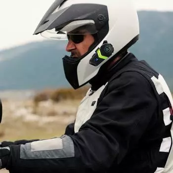 Беспроводные наушники для мотоцикла, беспроводные наушники для улицы, шумоподавление, голосовой помощник, водонепроницаемая спортивная гарнитура для белый