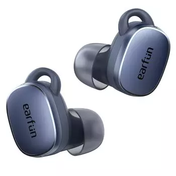 Беспроводные наушники EarFun Free Pro 3 с функцией ANC 2024 Gold, адаптивный звук, шум вызова по Bluetooth, захват звука до 33 часов, легкая конструкция