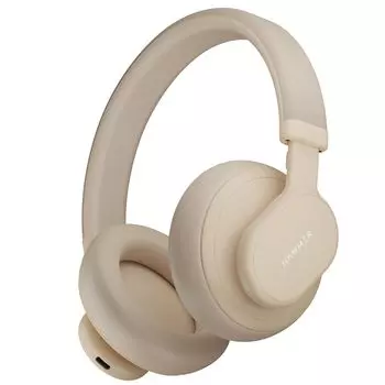 Беспроводные наушники Hammer Bash Max Over The Ear с микрофоном, сенсорным управлением, глубокими басами, до 18 часов воспроизведения, Bluetooth 5.3 (Абрикос) абрикосовый