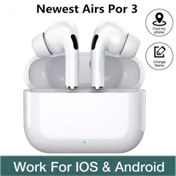 Беспроводные наушники Inpods Bluetooth 5.0 Цветные наушники для IOS Android с микрофоном Сенсорное управление Стерео музыкальная внутриканальная HiFi гарнитура чёрный