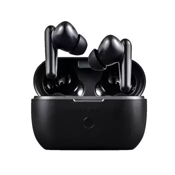 Беспроводные наушники Iris Ohyama Bluetooth с активным шумоподавлением ANC. До 20 часов непрерывного воспроизведения. Стандарт водонепроницаемости IPX4.