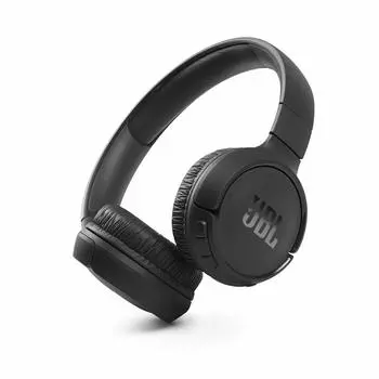 Беспроводные наушники JBL TUNE 510BT с Bluetooth-защитой, до 40 часов непрерывного воспроизведения, накладные наушники, зарядка через USB-порт типа C, многоточечная, черный цвет JBLT510BTBLK