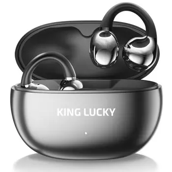 Беспроводные наушники King Lucky Bluetooth с открытым ухом, Bluetooth с микрофоном. Не закрывают уши. Направленная передача звука.