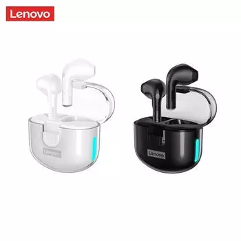 Беспроводные наушники Lenovo LP12 TWS HIFI DSP с шумоподавлением и низкой задержкой IXP5 Водонепроницаемый светодиодный дисплей Спортивные наушники-вкладыши Наушники-вкладыши