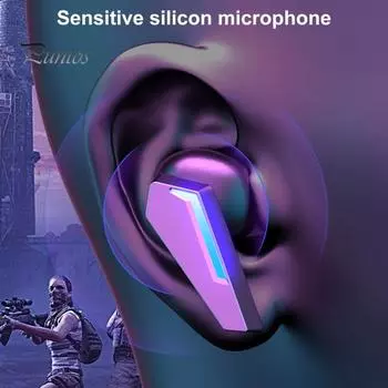 Беспроводные наушники M10 с низкой задержкой, Hi-Fi звук, двойной режим, Bluetooth-совместимые 5,2, наушники для киберспорта, музыки и игр для мобильного телефона чёрный