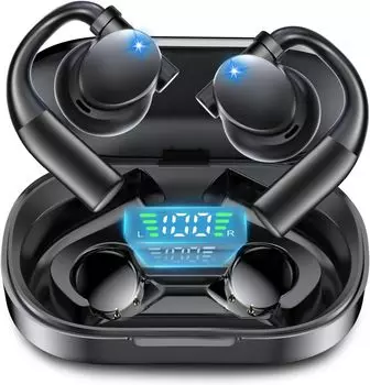 Беспроводные наушники Наушники с Bluetooth-наушниками Black Bluetooth5.3+EDR чёрный