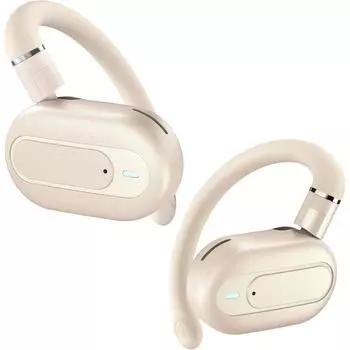 Беспроводные наушники OpenBuds True Open Ear с регулировкой угла наклона, Bluetooth 5.4 с двухосевой конструкцией для длительного комфорта (бежевый)