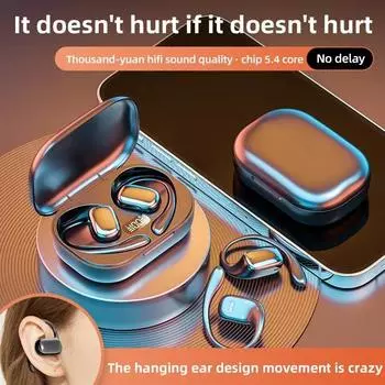 Беспроводные наушники OWS для Xiaomi Iphone Bluetooth наушники с микрофонами HiFi стереозвук беспроводные наушники кнопка управления