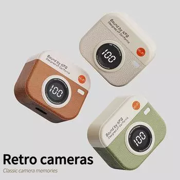 Беспроводные наушники с Bluetooth 5.4, 36 часов воспроизведения, спортивные наушники со светодиодным дисплеем и встроенным микрофоном