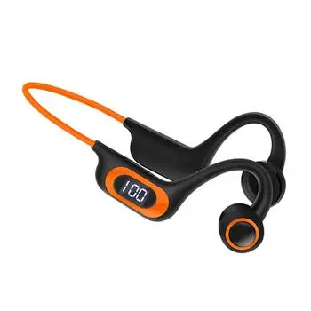 Беспроводные наушники с костной проводимостью и слотом для карты памяти. Наслаждайтесь музыкой в любом месте. Расстояние передачи звука 10 м. 1