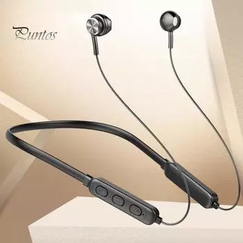 Беспроводные наушники с магнитным Hi-Fi звуком, IPX5, водонепроницаемые, Bluetooth-совместимые, спортивные наушники с шейным ремешком 5,0 для бега красный