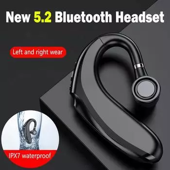 Беспроводные наушники с микрофоном Bluetooth-наушники ENC с шумоподавлением Hands-free гарнитура Business Auriculares Driving чёрный