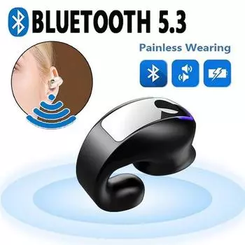 Беспроводные наушники с одним ухом, безболезненное ношение наушников, Bluetooth-гарнитура для делового вождения, открытое ухо, спортивные наушники для бега, музыка, Hi-Fi стереонаушники