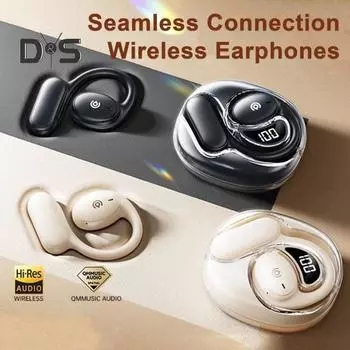 Беспроводные наушники с поддержкой Bluetooth Быстрое сопряжение Стабильное соединение Низкая задержка Шумоподавление Наушники Вкладыши бежевый