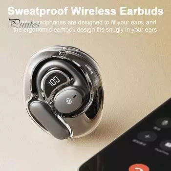 Беспроводные наушники с поддержкой Bluetooth Быстрое сопряжение Стабильное соединение Низкая задержка Шумоподавление Наушники Вкладыши бежевый