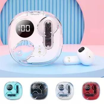 Беспроводные наушники с поддержкой Bluetooth, шумоподавлением ENC, 13-миллиметровый динамик, эргономичный дизайн, мини-вкладыши красный