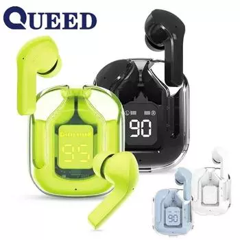 Беспроводные наушники с прозрачной зарядкой Bluetooth 5.3. Наушники TWS. Водонепроницаемые музыкальные наушники с шумоподавлением стерео.