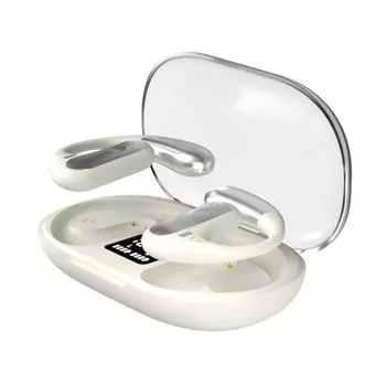 Беспроводные наушники с воздушной проводимостью и шумоподавлением, Hi-Fi стерео сабвуфер, музыка с HD-микрофоном, гарнитура, наушники безболезненного ношения