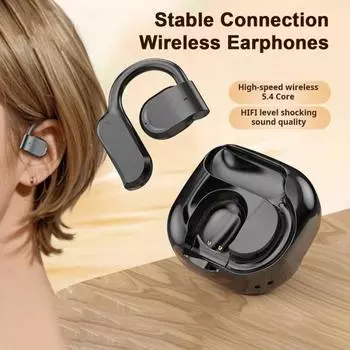 Беспроводные наушники с зарядным футляром, интеллектуальным шумоподавлением, водонепроницаемостью IPX5, малой задержкой, совместимыми с Bluetooth белый