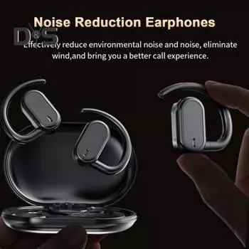 Беспроводные наушники с зарядным футляром Эргономичный дизайн Интеллектуальное шумоподавление Сенсорное управление Bluetooth-совместимые наушники белый