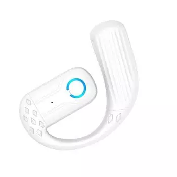 Беспроводные наушники с заушными крючками, совместимые с Bluetooth, наушники-вкладыши, спортивные наушники-вкладыши, одно ухо белый