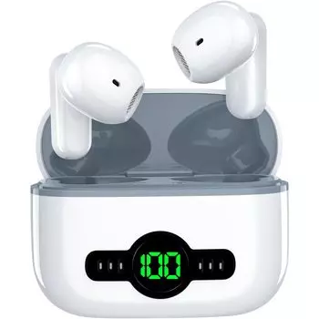 Беспроводные наушники SAMONIC Bluetooth с быстрой зарядкой, совместимые с Bluetooth, многофункциональные сенсорные наушники Bluetooth с автоматическим качеством звука