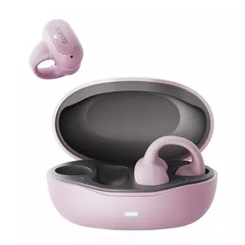 Беспроводные наушники Sanag Z50SPro с функцией Bluetooth и функцией зарядки, блокирующие утечку панорамного звука ACS, 56 часов направленного звука с эквалайзером Master Class розовый