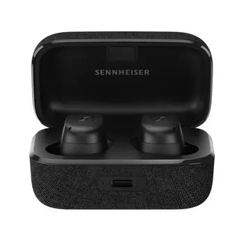 Беспроводные наушники Sennheiser Bluetooth MOMENTUM True Wireless 3 Black Разработаны в головном офисе Высокопроизводительный одинарный динамический драйвер с низкой задержкой aptX