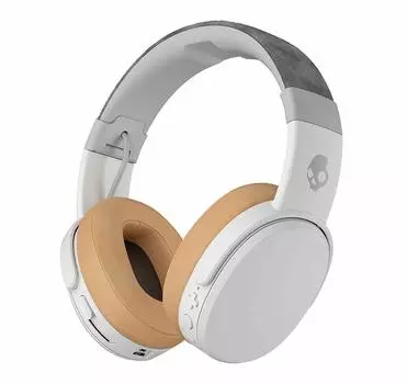 Беспроводные наушники Skullcandy Crusher Wireless, совместимые с Bluetooth, СЕРЫЕ/БЕЖЕВЫЕ S6CRW-K590 []