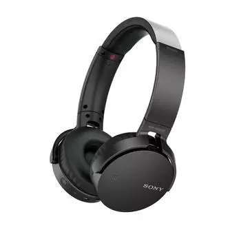 Беспроводные наушники Sony с глубокими басами, модель MDR-XB650BT: Совместимый с Bluetooth складной черный MDR-XB650BT B
