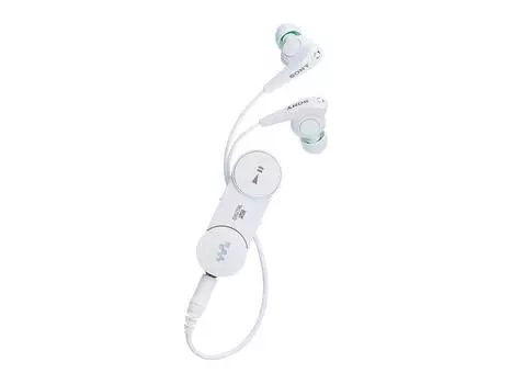 Беспроводные наушники Sony с шумоподавлением, совместимые с Bluetooth, белые W MDR-NWBT20N: MDR-NWBT20N